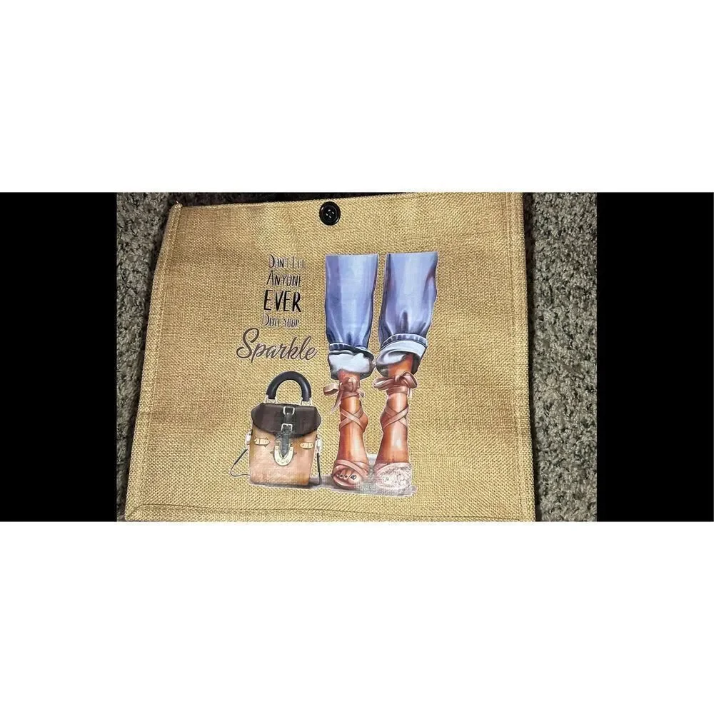 Fashion Girl canvas  tote bag/shoulder bag/shopping bag